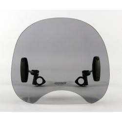 Pantalla corta MRA Roadshield RO, ahumado, longitud 38 cm, altura 31,5 cm