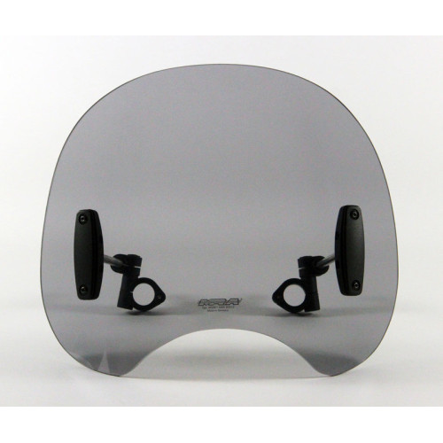 Pantalla corta MRA Roadshield RO, ahumado, longitud 38 cm, altura 31,5 cm