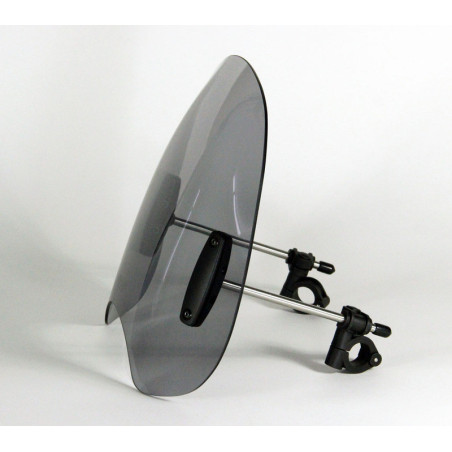 Pantalla corta MRA Roadshield RO, ahumado, longitud 38 cm, altura 31,5 cm