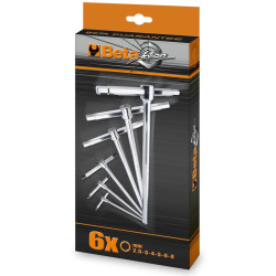 Juego BETA de 6 llaves macho hexagonales con mango