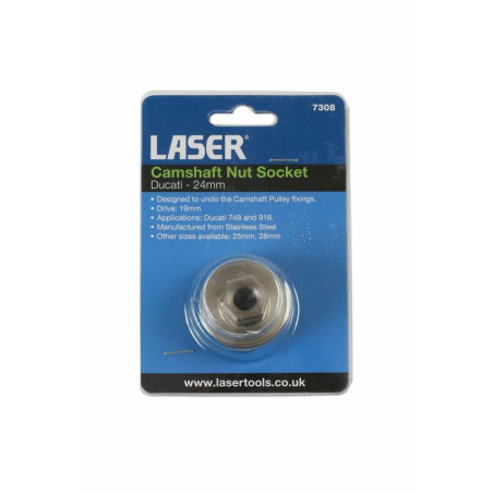 Vaso para tuercas de árbol de levas Ducati 24mm