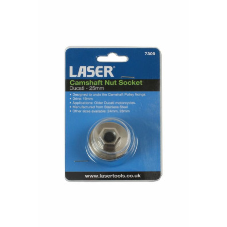 Vaso para tuercas de árbol de levas Ducati 25mm