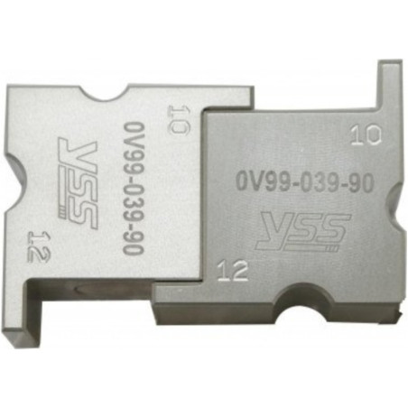 Set mordazas YSS para pistón con eje de 10-12x25mm