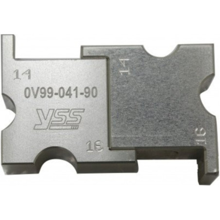 Set mordazas YSS para pistón con eje de 14-16x25mm