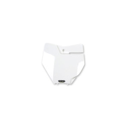 Portanúmeros delantero UFO KTM blanco KT04063-047
