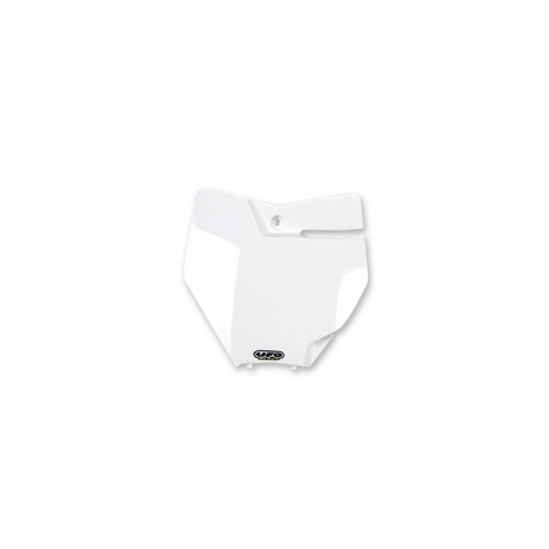 Portanúmeros delantero UFO KTM blanco KT04063-047