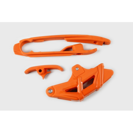 Guiacadenas + patín UFO KTM naranja KT04067-127
