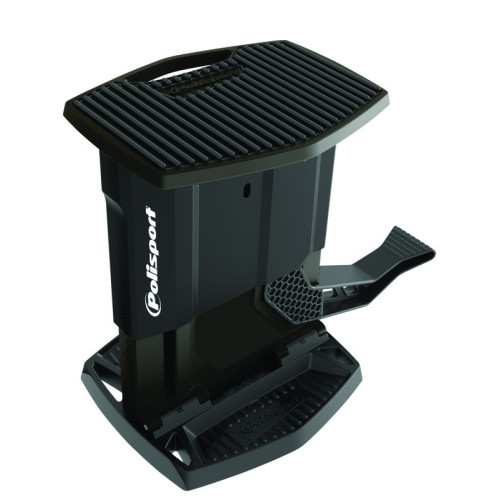 Caballete plegable movil de plástico Polisport negro 8982700006