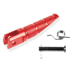 Juego reposapies V PARTS scooter fresado rojo