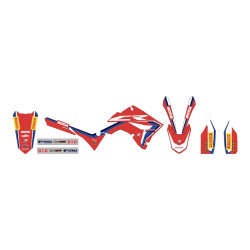 Kit adhesivos Blackbird Replica Team Geico 19 CR125R (Polisport) 2
