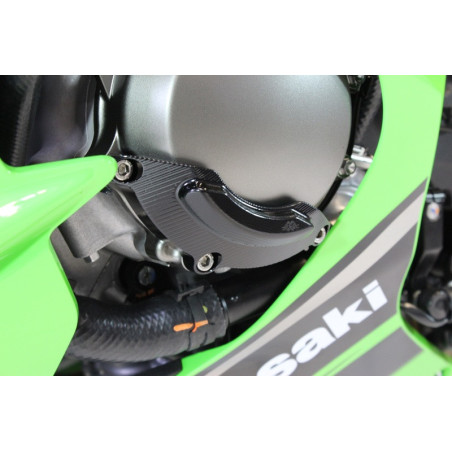 Protector de la tapa del motor GILLES (lado izquierdo), negro
