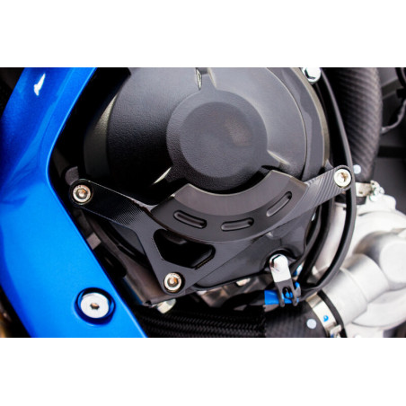 Protector de la tapa del motor GILLES (lado izquierdo), negro