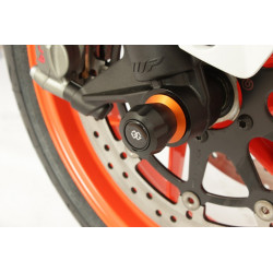 Protectores del eje delantero GILLES, negro / naranja 2