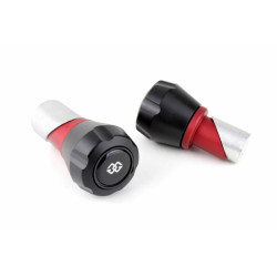 Protectores del eje delantero GILLES, negro / rojo 2