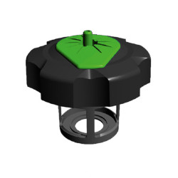 Tapón para garrafa de gasolina TUFF JUG - Negro / Verde