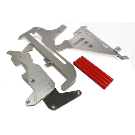 Protectores de radiador aluminio rojo AXP Honda CRF450L AX1523