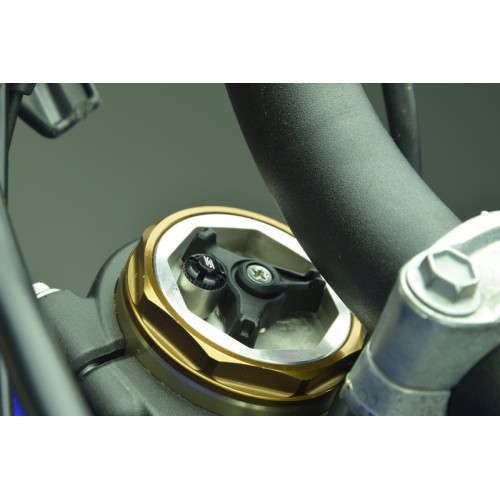 Purgadores de horquilla SCAR para horquillas KYB/Showa Forks M5x0,8mm - Negro