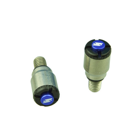 Purgadores de horquilla SCAR para horquillas KYB/Showa Forks M5x0,8mm - Azul