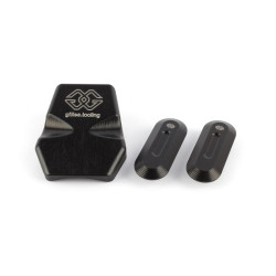 Kit de tapas para circuito Gilles Tooling (retrovisores + guardabarros), negro