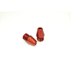 Contrapesos roscados de manillar GILLES TOOLING, rojo M18x1,5 mm