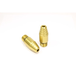 Contrapesos roscados de manillar Gilles Tooling-2 dorado