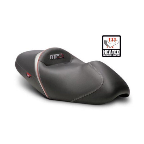 Asiento Shad confort Piaggio MP3 costura gris/azul
