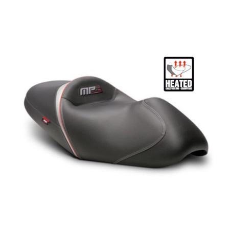 Asiento Shad confort Piaggio MP3 costura gris/azul