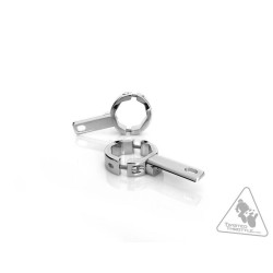 Soporte a la horquilla para luces Denali Ø39-49mm Color Cromado 2