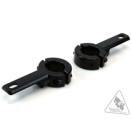 Soporte al chasis/defensas para luces Denali Ø21-29mm Color negro