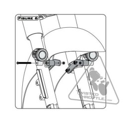 Soporte de luces Denali para Honda Cruisers 2