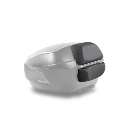 Baúl SHAD SH48 Gris Tapa CARBONO + DOBLE Respaldo