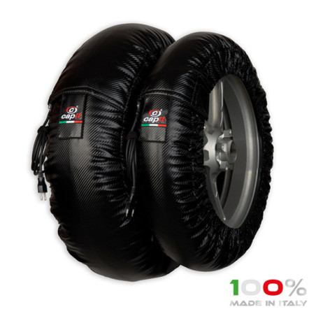 Calentadores Capit Suprema Spina Color negro (17'' - Del.120/Tra.200/60)