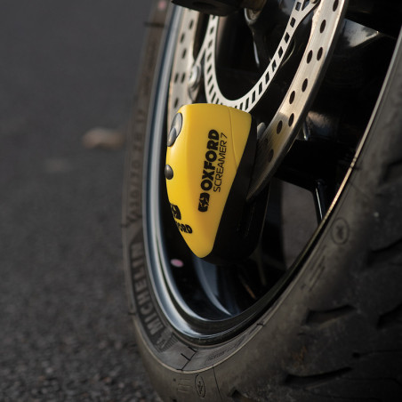 Candado de disco con alarma Oxford Screamer 7