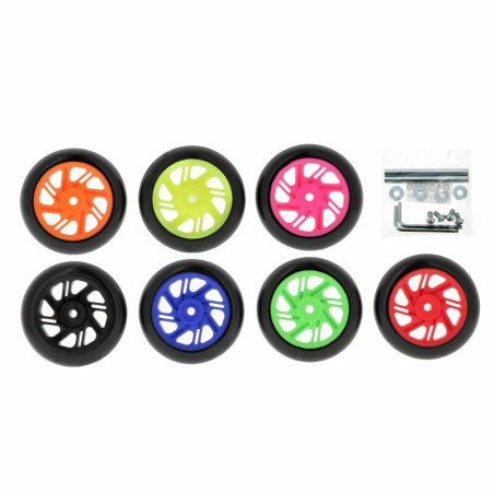 VECTOR Ruedas Ø 110 mm para Caballetes Universal y Monobrazo - Verde (4 uds)