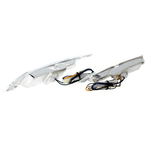 Intermitente trasero V PARTS tipo origen LED cromado Piaggio Zip 50