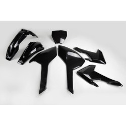 Kit plástica completo UFO Husqvarna color negro HUKIT616-001