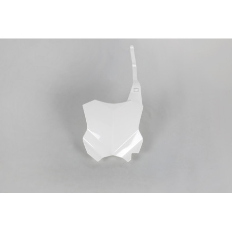 Portanúmeros delantero UFO Kawasaki blanco KA04738-047