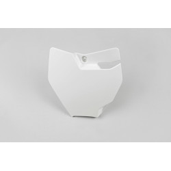 Portanúmeros delantero UFO KTM blanco KT04074-047