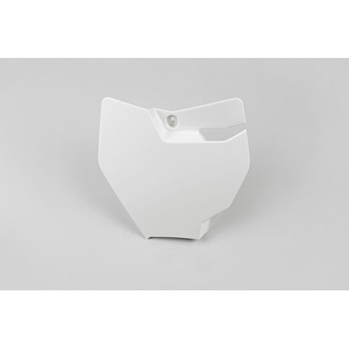 Portanúmeros delantero UFO KTM blanco KT04074-047