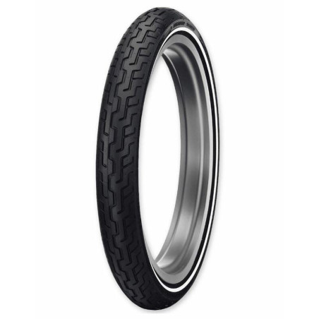 Neumático DUNLOP D402F MWW (HARLEY-D) Banda blanca media MH90-21 M/C 54H TL