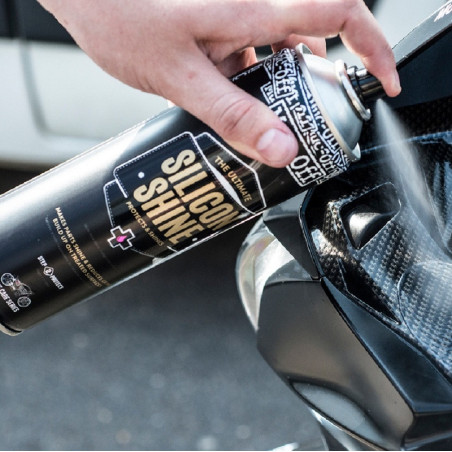 Abrillantador y protector Muc-Off Silicone Shine Spray 500ml