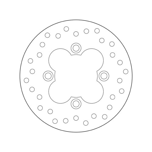 Disco de freno BREMBO Serie Oro redondo fijo