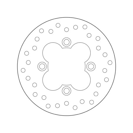 Disco de freno BREMBO Serie Oro redondo fijo
