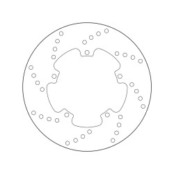 Disco de freno BREMBO Serie Oro redondo fijo 2