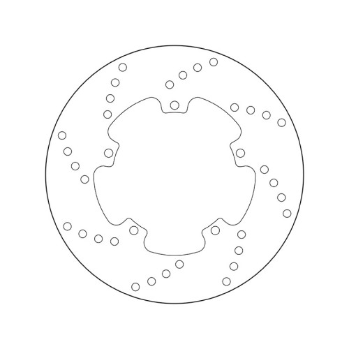 Disco de freno BREMBO Serie Oro redondo fijo