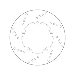 Disco de freno BREMBO Serie Oro redondo fijo 2