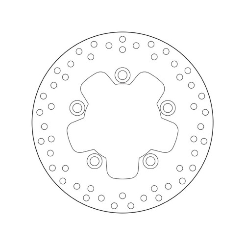 Disco de freno BREMBO Serie Oro redondo fijo