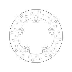 Disco de freno BREMBO Serie Oro redondo fijo 2
