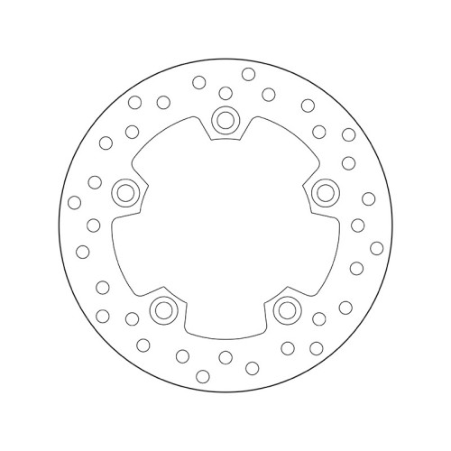 Disco de freno BREMBO Serie Oro redondo fijo