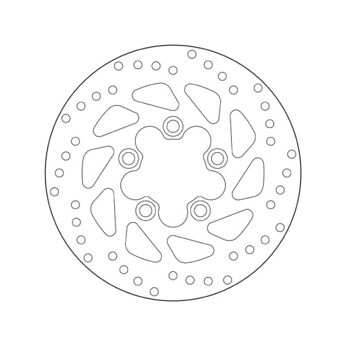 Disco de freno BREMBO Serie Oro redondo fijo